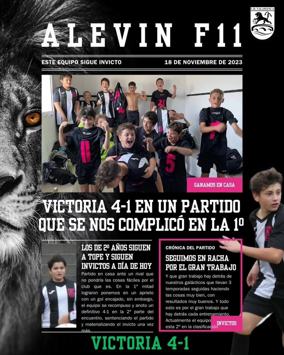 GRAN TRABAJO EN TODAS NUESTRAS CATEGORÍAS