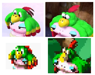 The phrase 'PEAK SOUL' is bandied about a lot nowadays, but the Mario RPG remake recreating the design inconsistency between the overworld and boss version of Valentina's parrot is most certainly an example of Peak Soul.