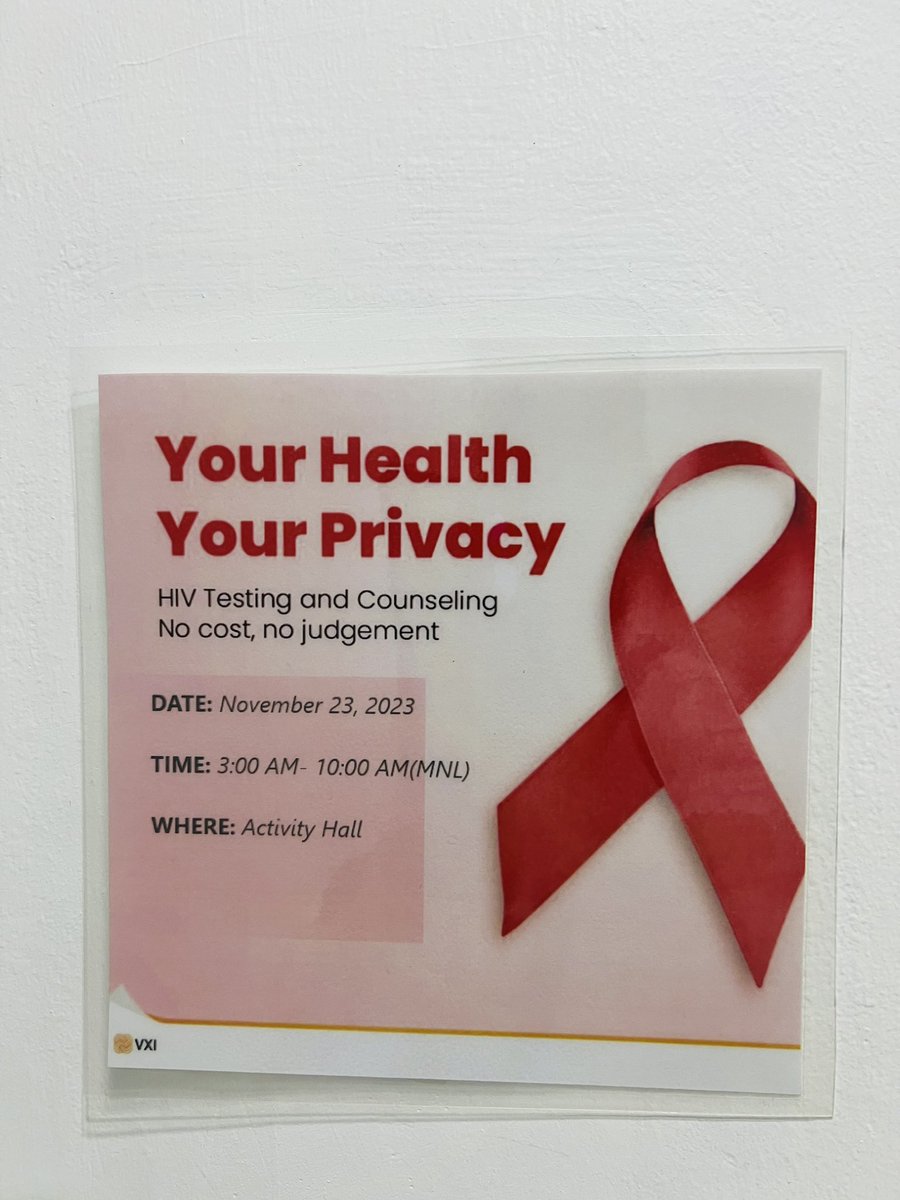 Bienbayo13's tweet photo. Here at VXI-SM ECOLAND
FREE and CONFIDENTIAL HIV SCREENING with condoms and lubricants
#KnowYourHIVStatusIKnowMine
#Reach1Test1Saved1
#BeAwareBePrepared https://t.co/rInTYNvxMA