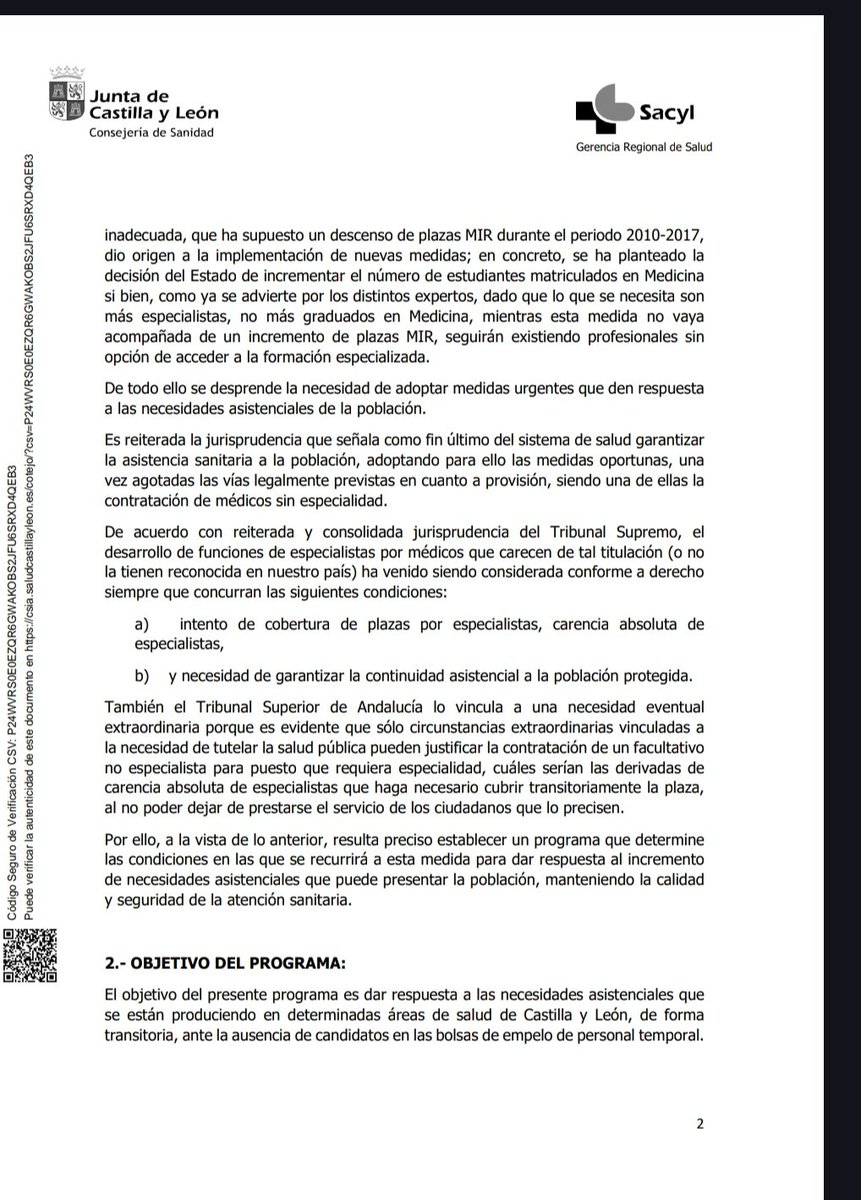 sirmoikana's tweet photo. La resolución de la vergüenza de @sacyl. Contratar como médicos de familia, sin especialidad. Ya no se esconden. Y se basan en sentencias que ni saben cuáles son. Vergüenza! #APdigna https://t.co/hjnNc8OQuP