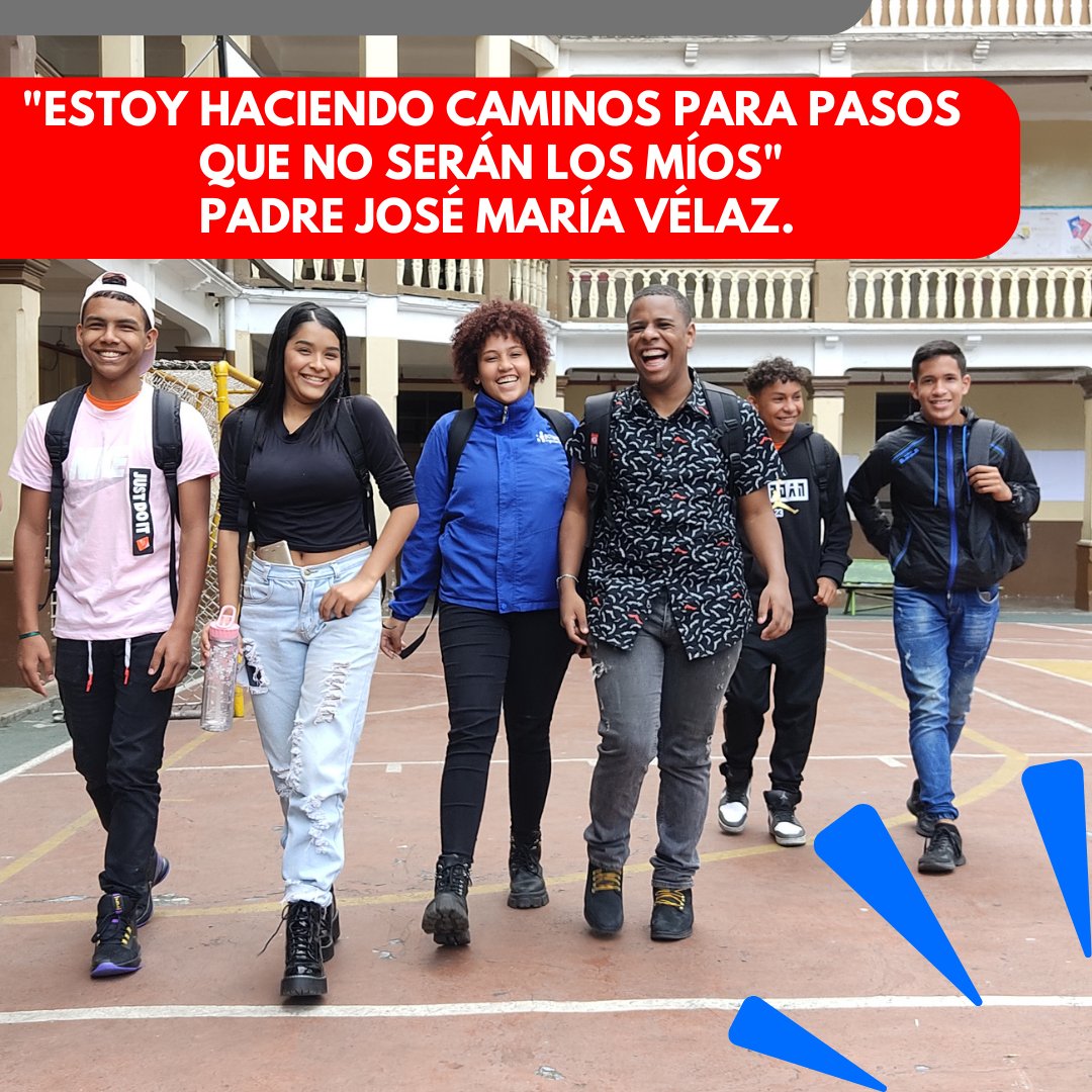 El estudio te abre las puertas a nuevas oportunidades. 🚪 Te permite aprender cosas nuevas, 💡 desarrollar tus habilidades y conocimientos, 🧠 y crecer como persona. 🌱

👉Nuestro fundador, el Padre Vélaz, tenía claro el camino ¿y tú?🧐 ¡empieza a estudiar hoy mismo! 🗓️