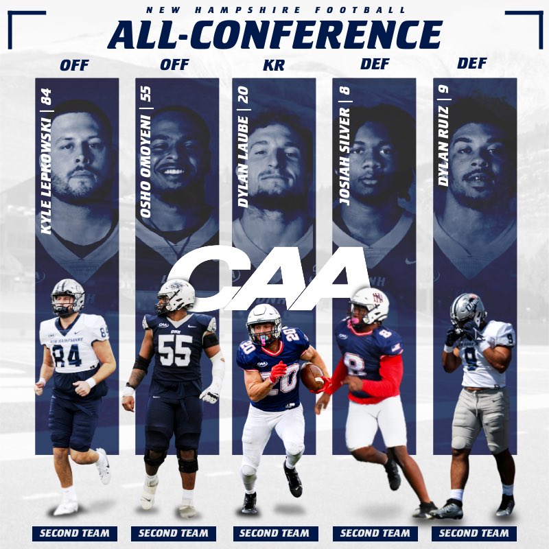 Recapping our 2nd Team @CAAFootball All-Conference players from yesterday‼️😼