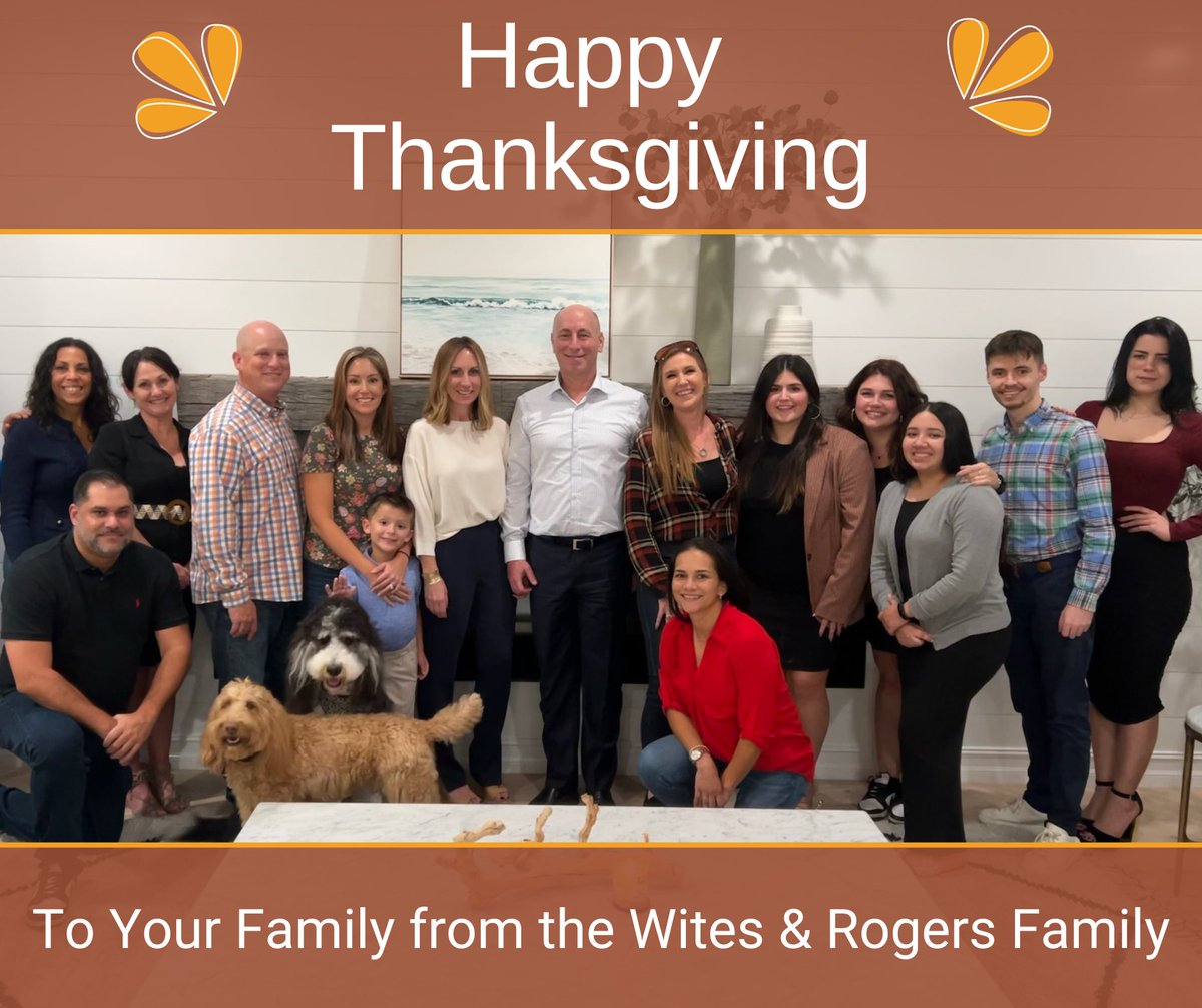 SFLAttorneys's tweet photo. Happy Thanksgiving from all of us at Wites &amp; Rogers! We wish you and your loved ones the very best! https://t.co/QcNHAxuXbe