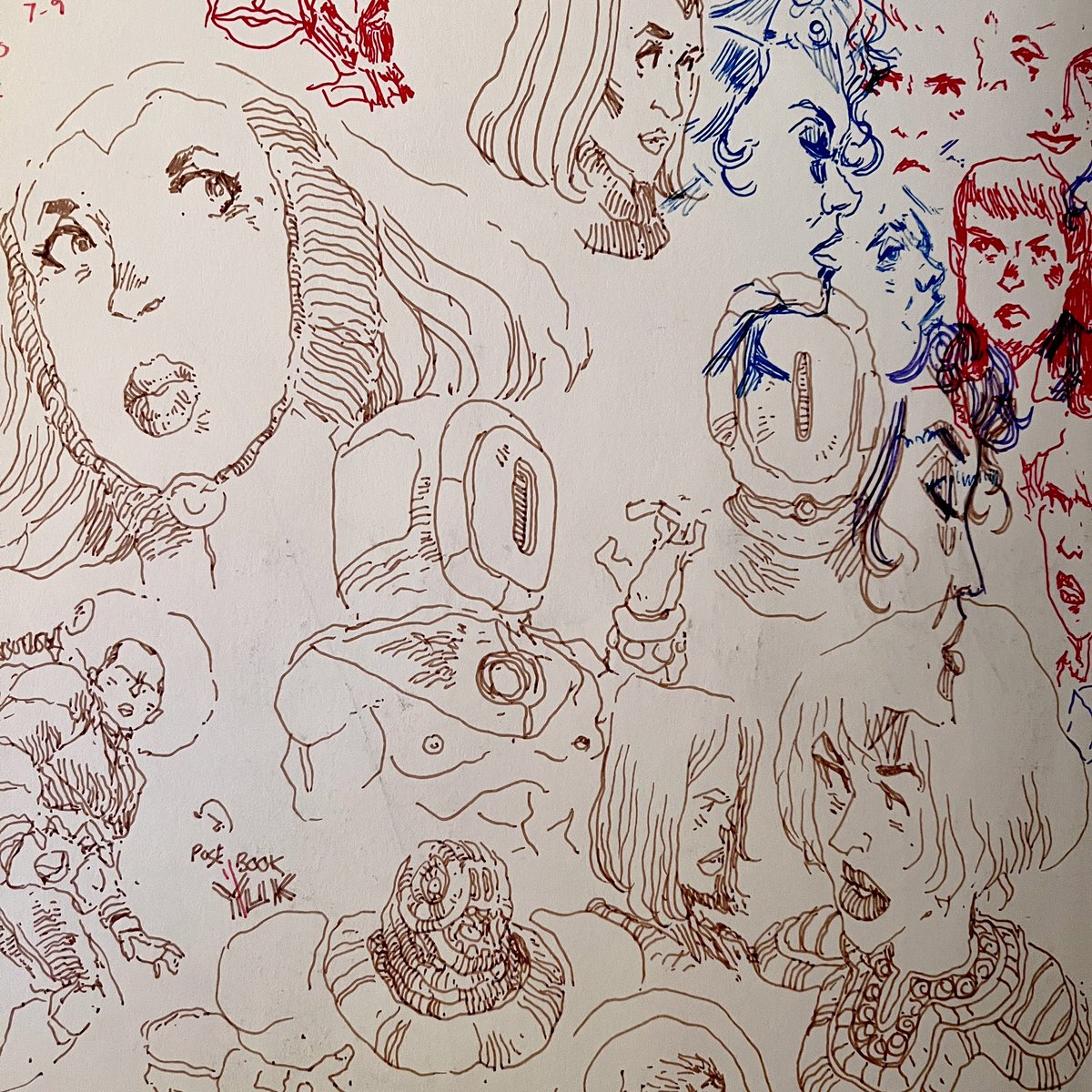 Time to share some sketchbook stuff.