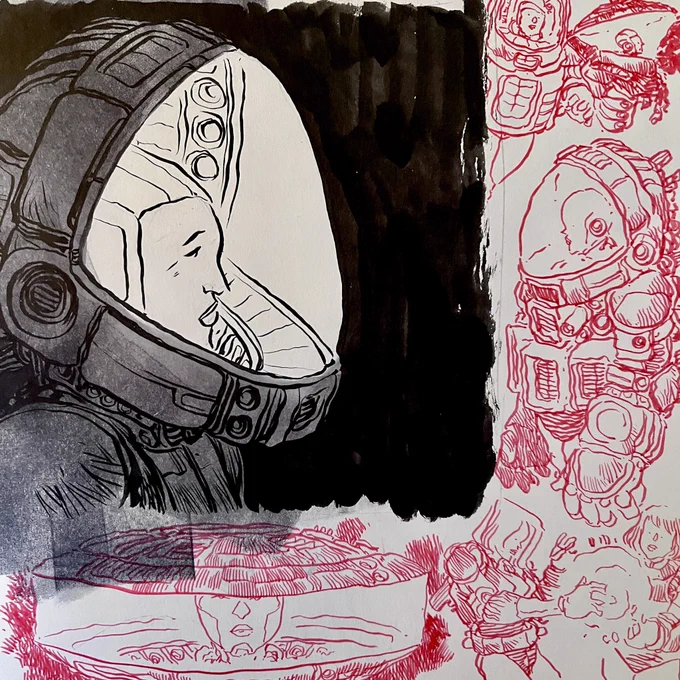 Time to share some sketchbook stuff.