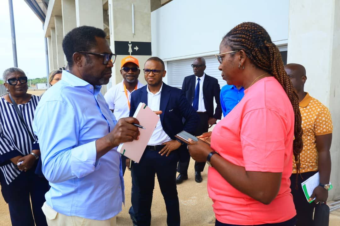 Together with the CAF and LOC team, today we visited the facilities In Yamoussoukro including the amazing Charles Konan Banny Stadium, training sites, hospitals and hotels. Lots of progress.