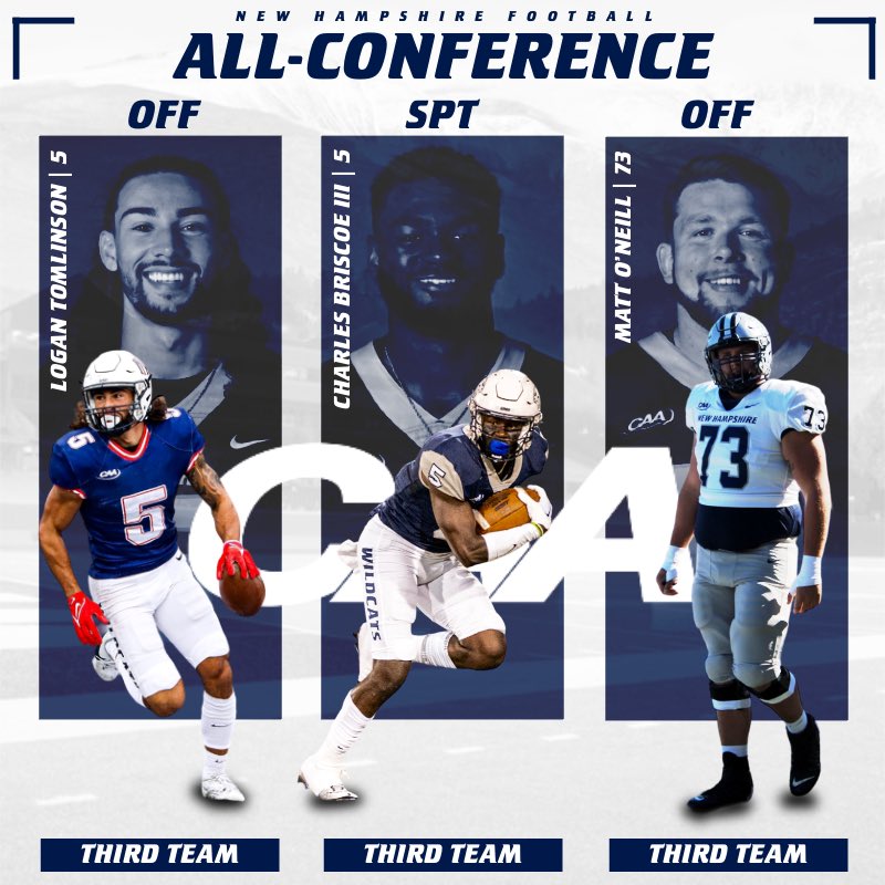 Recapping our 3rd Team @CAAFootball All-Conference players from yesterday‼️😼
