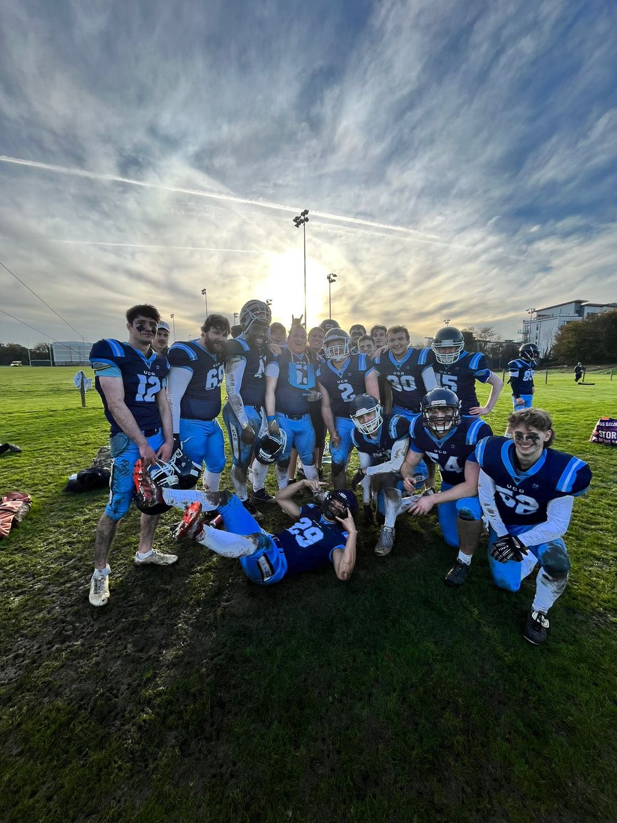 UCDAmericanFB's tweet photo. UCD are College Champions for the 6th time! 🏆🎓

It was great to give all of our rookies from our 23/24 season their first game reps 2 weeks ago as they begin their journey with Irish American Football. https://t.co/ZGK7sCTodA