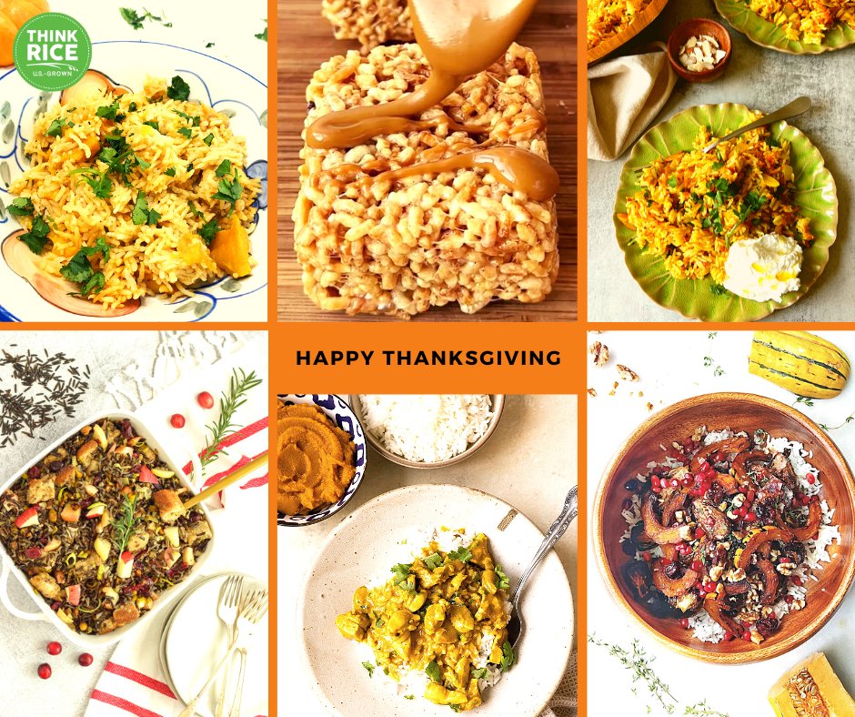 Check out our roundup of holiday fare featuring #USgrown #rice dishes. They're seasonal, comforting, easy to make recipes, sure to impress friends & family, and maybe start a new holiday tradition. Happy Thanksgiving !brnw.ch/21wEGrz 🦃