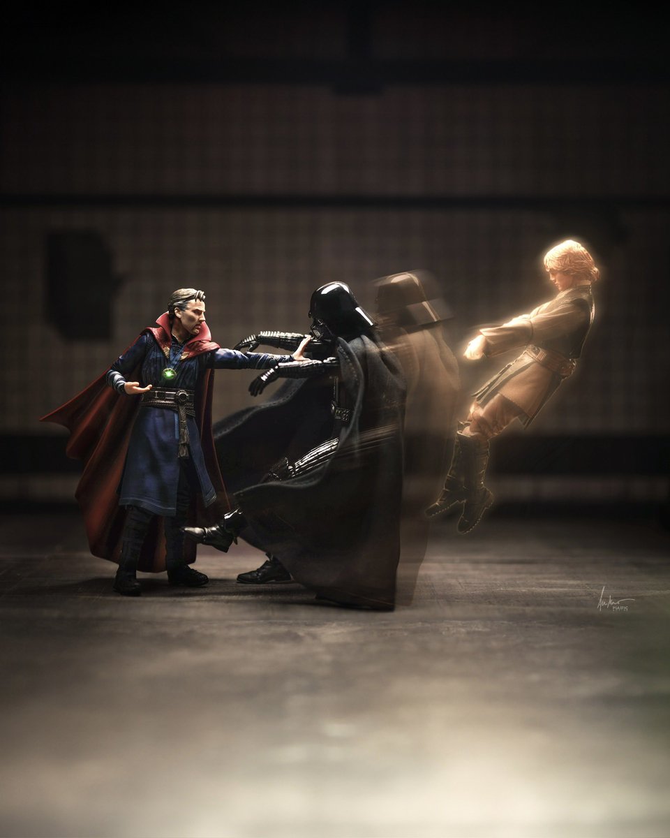 “You’ll always be that little punk I met on Tatooine.” Published this piece 6 years ago today and remains one of my favorite toy photography pieces. #DarthVader #DoctorStrange