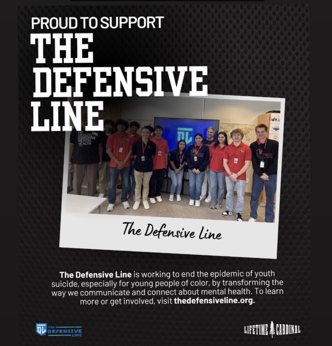 Proud to be partnering with @TDefensiveLine, <a href="/Lifetime_Card/">Lifetime Cardinal</a>