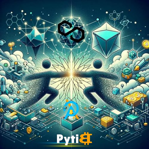 PytBit's tweet image. In awe of @0xPolygonLabs and their strides in Ethereum scalability. 🌐 At #PytBit, we&apos;re on a similar quest for innovation. Could a #PytBitXPolygon collaboration be the key to unlocking new blockchain horizons? The potential is thrilling! 🚀 #TogetherWeGrow #PytBitXPolygon