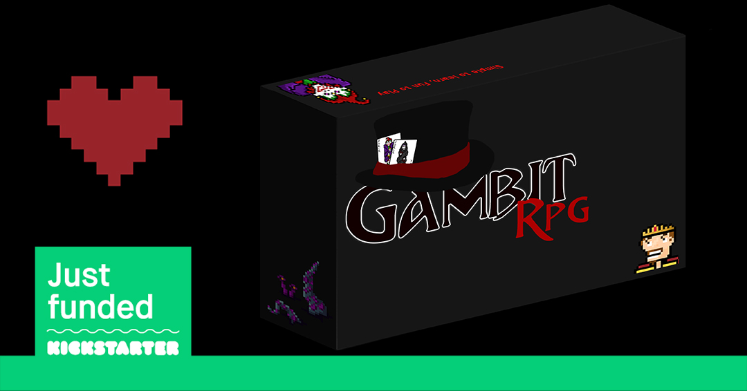 Gambit_RPG's tweet photo. Very happy.

  Thank you to everyone who has contributed to this project and believed in it. Love to those those who shared their encouraging words and those of caution along the way.  

#kickstarter #fullyfunded #ttrpg #lastchance  #cardgame  #gambitrpg #read #write #play  <3<3 https://t.co/PEDGOF6UFC