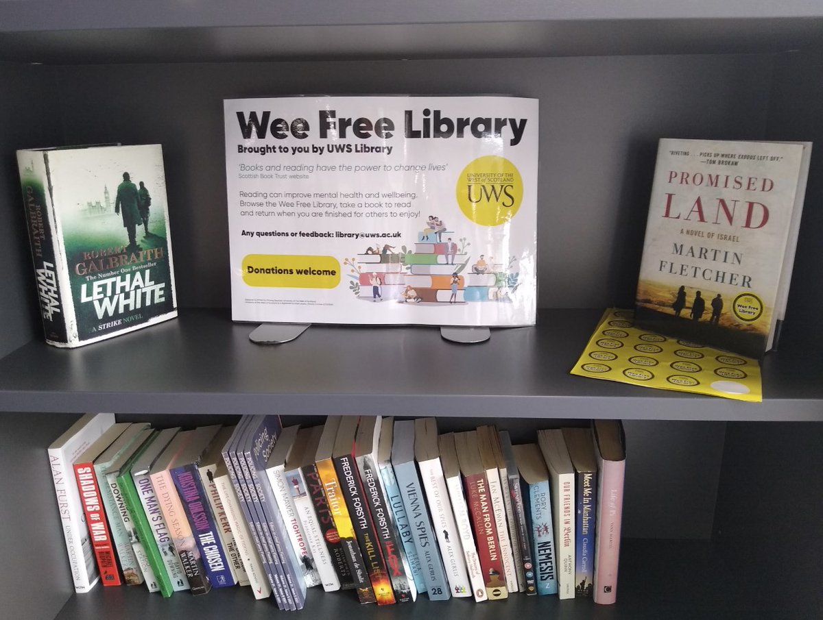 uwslib's tweet image. Have you found our Wee Read Libraries yet? Located in and around our campus libraries, these are collections of free books for everyone to take away to read, keep, pass on, or return for someone else to enjoy.  #weeread #uwslibrary t.ly/4gxBF