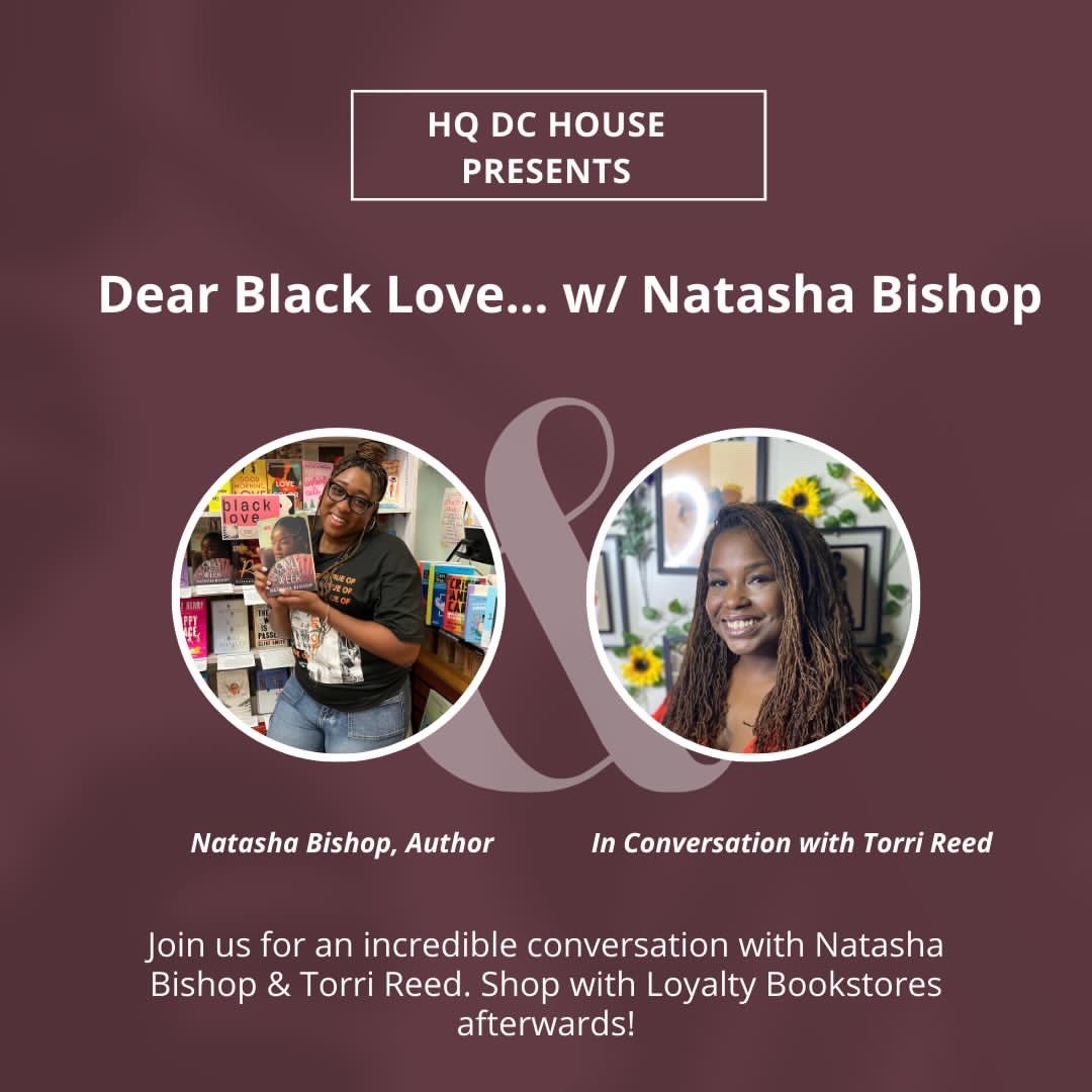 Dear Black Love…. W/ Natasha Bishop!! November 30. I’m so excited to have this conversation with Natasha and y’all eventbrite.com/e/dear-black-l…