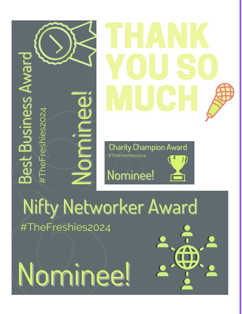 Thanks so so much for THREE nominations 💥🙏🥰 #freshies2023 @fp_resourcing 🙏🙏🙏🙏