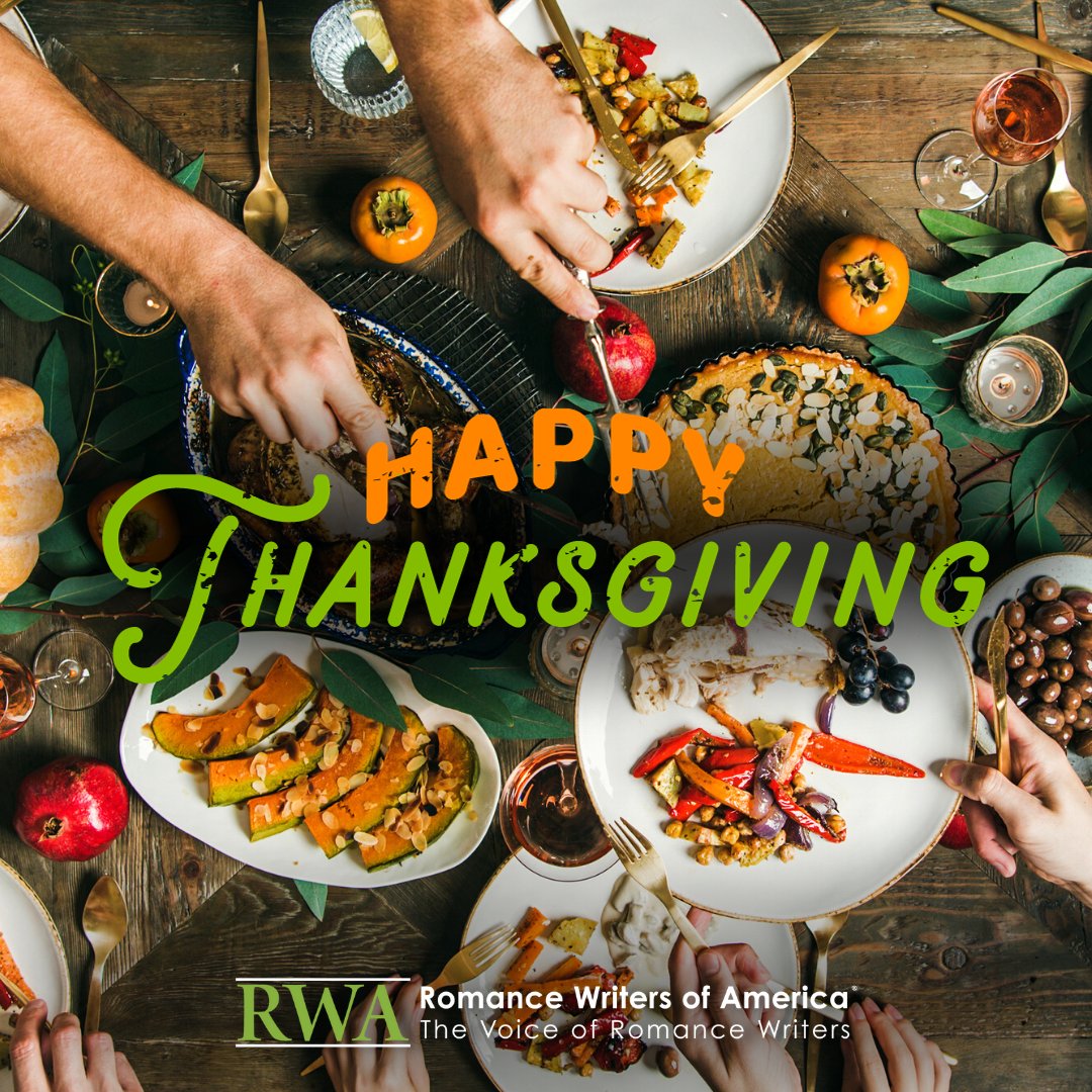 We hope you have a great Thanksgiving holiday! 🦃🍂 #romancewriters #rwa #romanceauthor #romancenovel