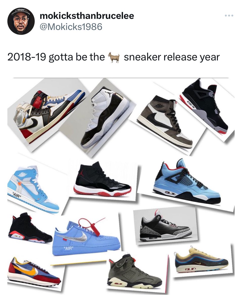 ComplexSneakers's tweet photo. Fact or cap? 🤔 https://t.co/WvK7WYrTt7