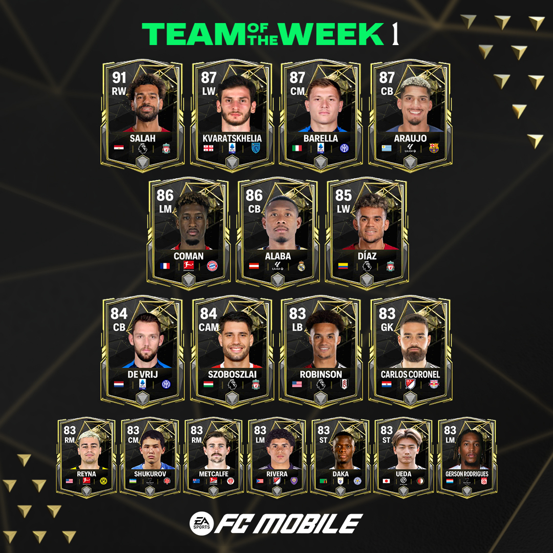 EA SPORTS FC Mobile - The Weekend's Impact Players have updated. Check out  their new OVRs. Five new players announced later this week.