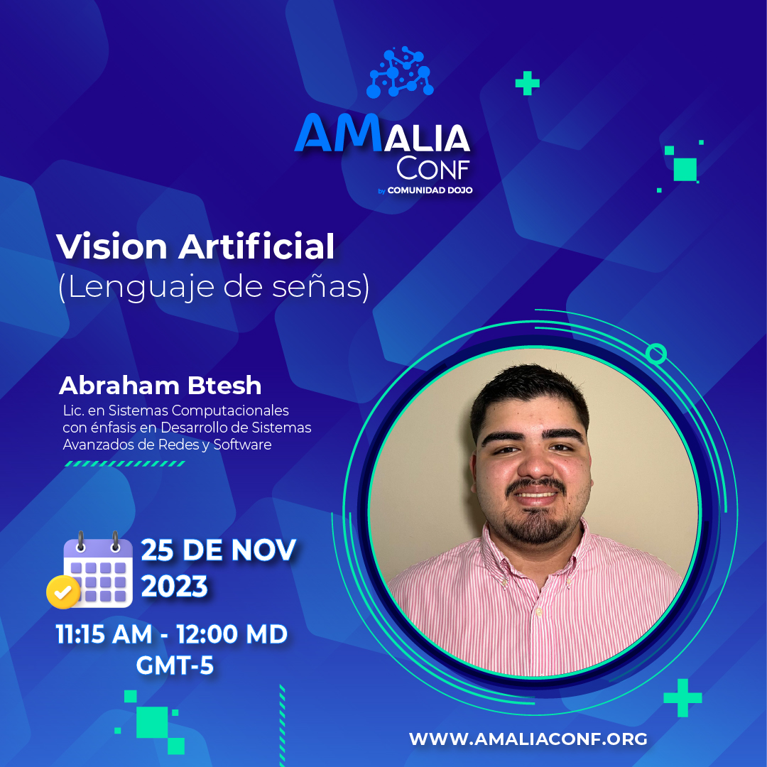 amaliaconf's tweet photo. ¿Quieres aprender sobre Visión Artificial?

Regístrate gratis aquí 👉: https://t.co/DFDA75DUZS

#innovación #visiónartificial #inteligenciaartificial #lenguajedeseñas #comunidaddojo #amaliaconf23 #somosdojo https://t.co/PjIi77vEO7