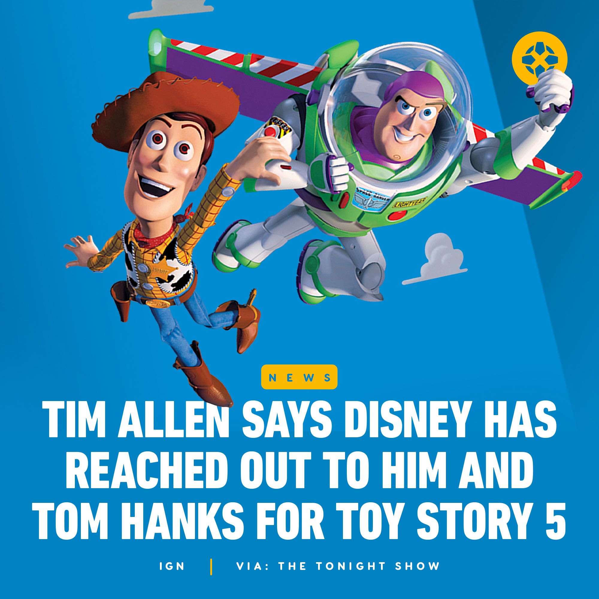 DiscussingFilm on X: Both Woody and Buzz are returning for 'TOY STORY 5'.  (Source:   / X