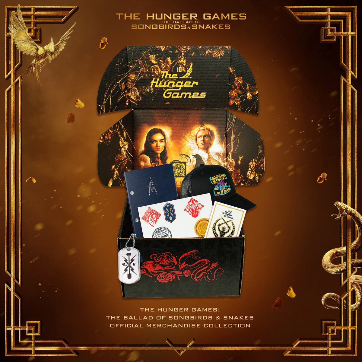 LiviesHQ's tweet image. livies!!!! time to get in on the fun. @TheHungerGames: The Ballad of Songbirds &amp;amp; Snakes fan box is here and the odds might just be in your fav(OR) 😜 thanks to @ShopTheScenes &amp;amp; #packaged you have a chance to catch one now 👀 

details below on how to enter: 

1.) make a fun
