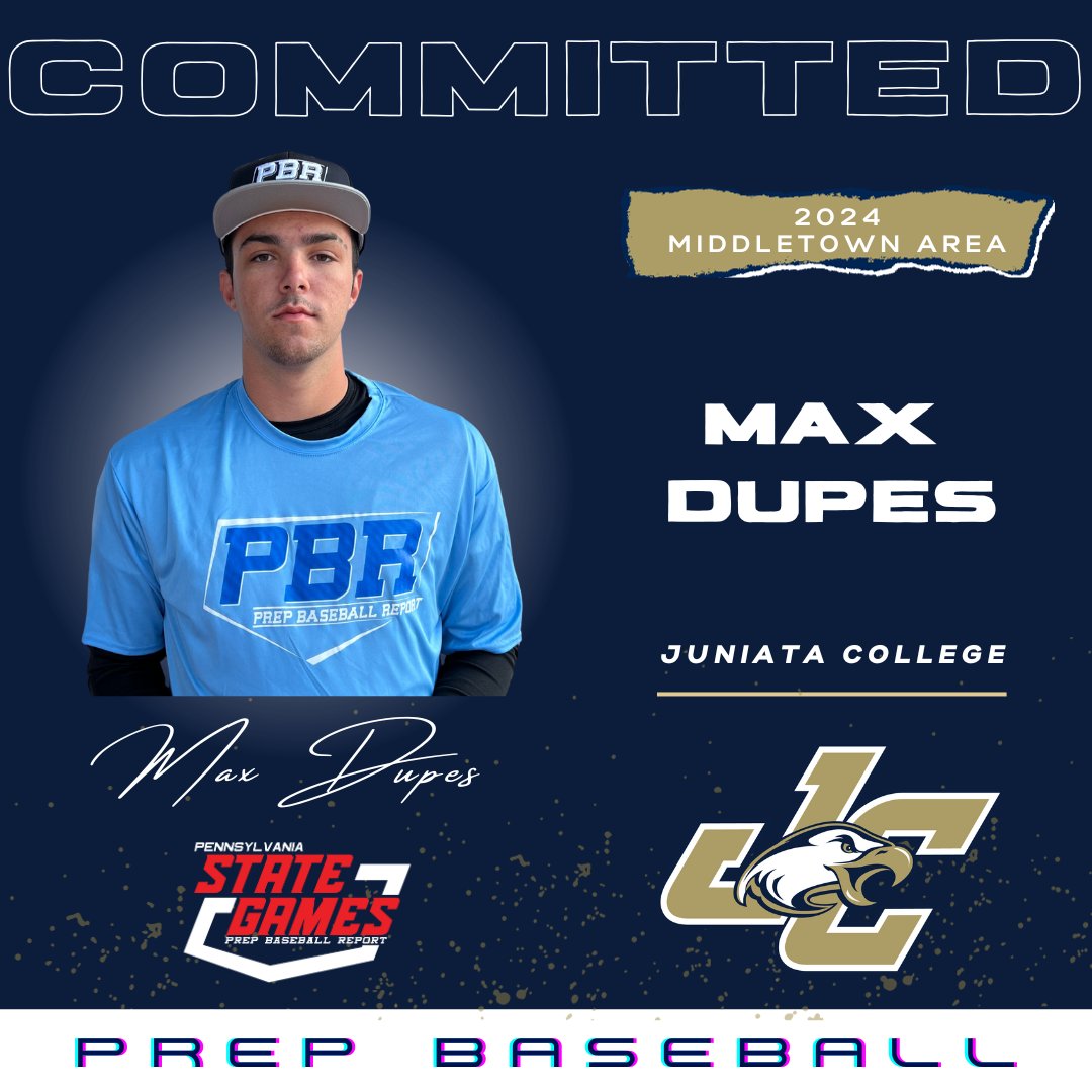 📢Commitment Watch📢

2024 1B|RHP Max Dupes (Middletown Area) has committed to Juniata College #congrats

❗2023 PA State Games❗

@Dupesmax | @juniatabaseball | #committed