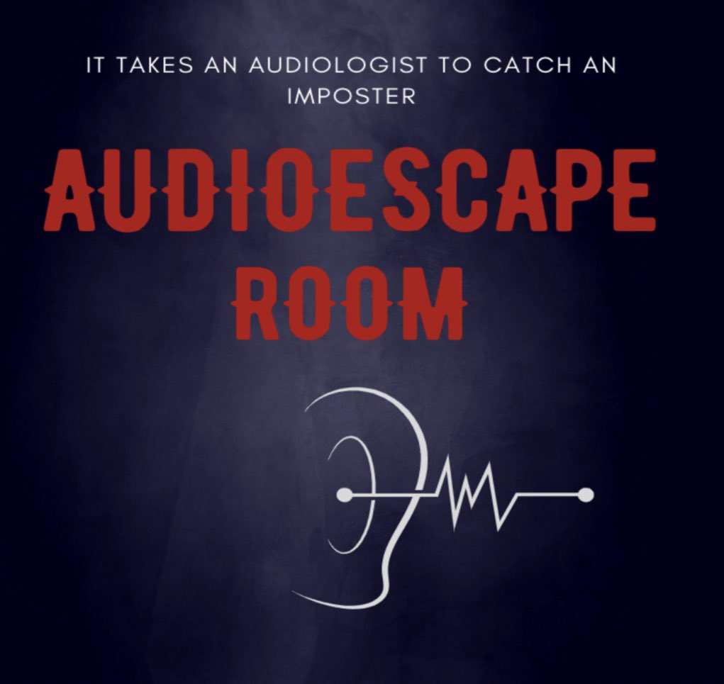 XVI Edición del Curso de Audiología @faigesco. Os esperamos mañana para la última sesión de este curso… Todo preparado para nuestro (vuestro) #audiescaperoom