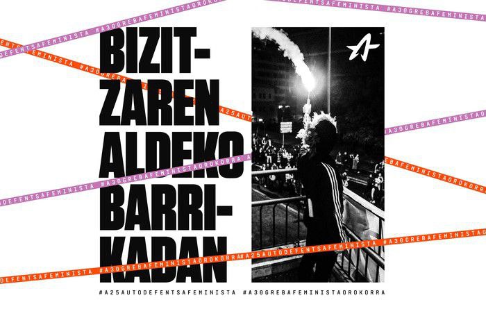Kalea hartzeko unea da. Guztion ardura da. Gazte, bizitzaren aldeko barrikadan aurkituko gara.

goiena.eus/komunitatea/er… 

#A25AUTODEFENTSAFEMINISTA
#A30GREBAFEMINISTAOROKORRA
#GAZTEOKGREBARA