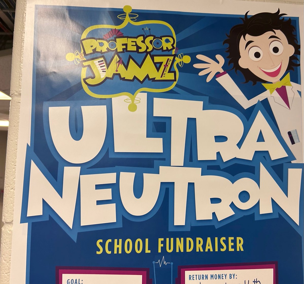 Tomorrow is the big day Cubs!!  Bring your dancing shoes and dress in white or neon for the cool Professor Jamz Dance.  Thanks to all of our families for supporting our fundraiser.  Online donations open until Friday.