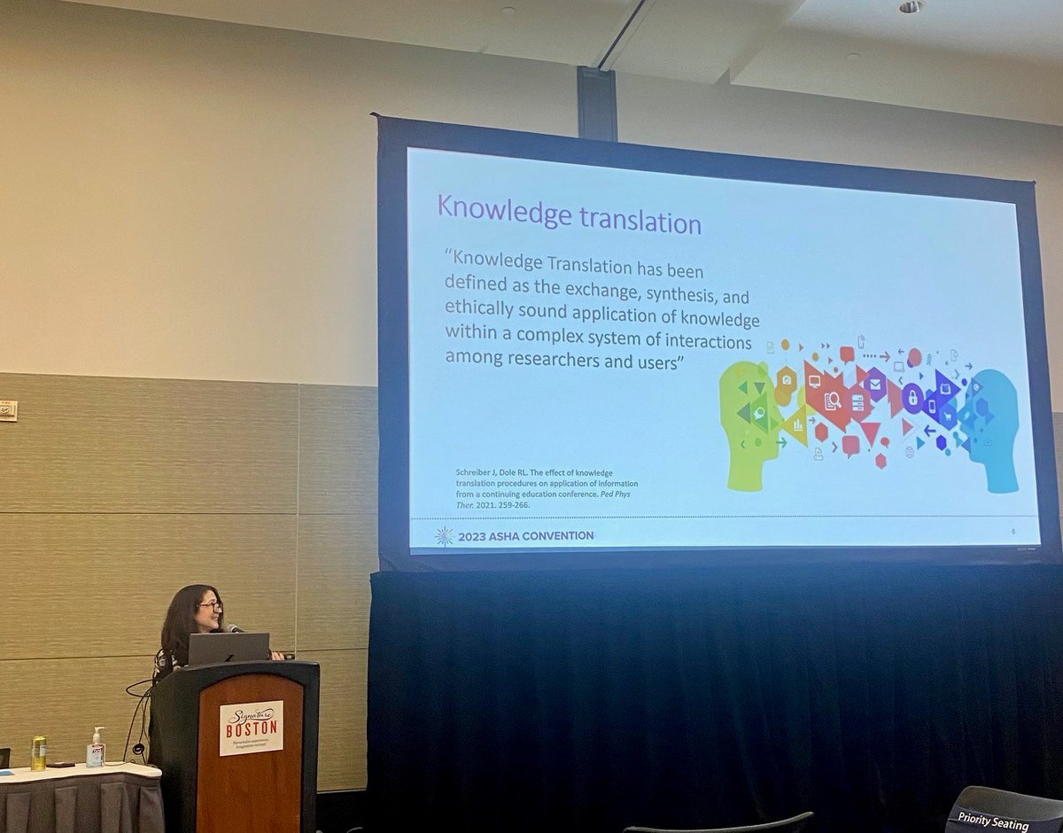 SAI_Rehab's tweet image. Speech-language pathologists Ali Holmes &amp;amp; Jennifer Miller recently presented at the @ASHAWeb convention in Boston! This event brings together #speechlanguagepathologists, #audiologists, and scientists from around the country to collaborate &amp;amp; exchange developments. #ASHA2023
