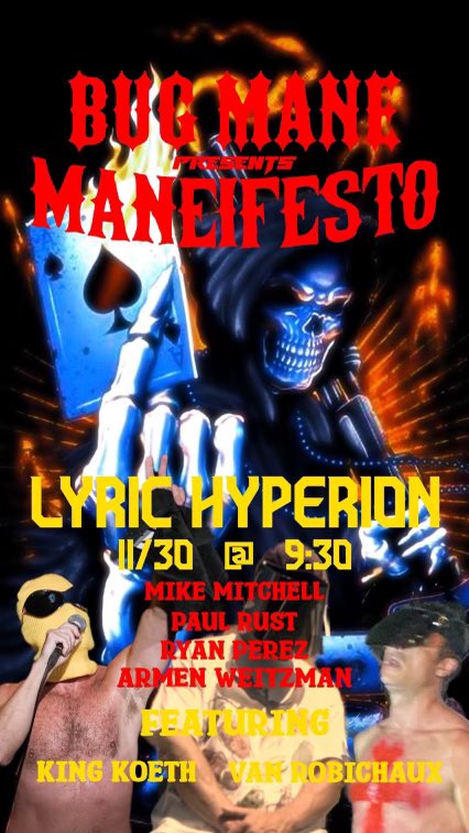 Bugmane's tweet photo. MANEIFESTO https://t.co/dJ72oPslhL