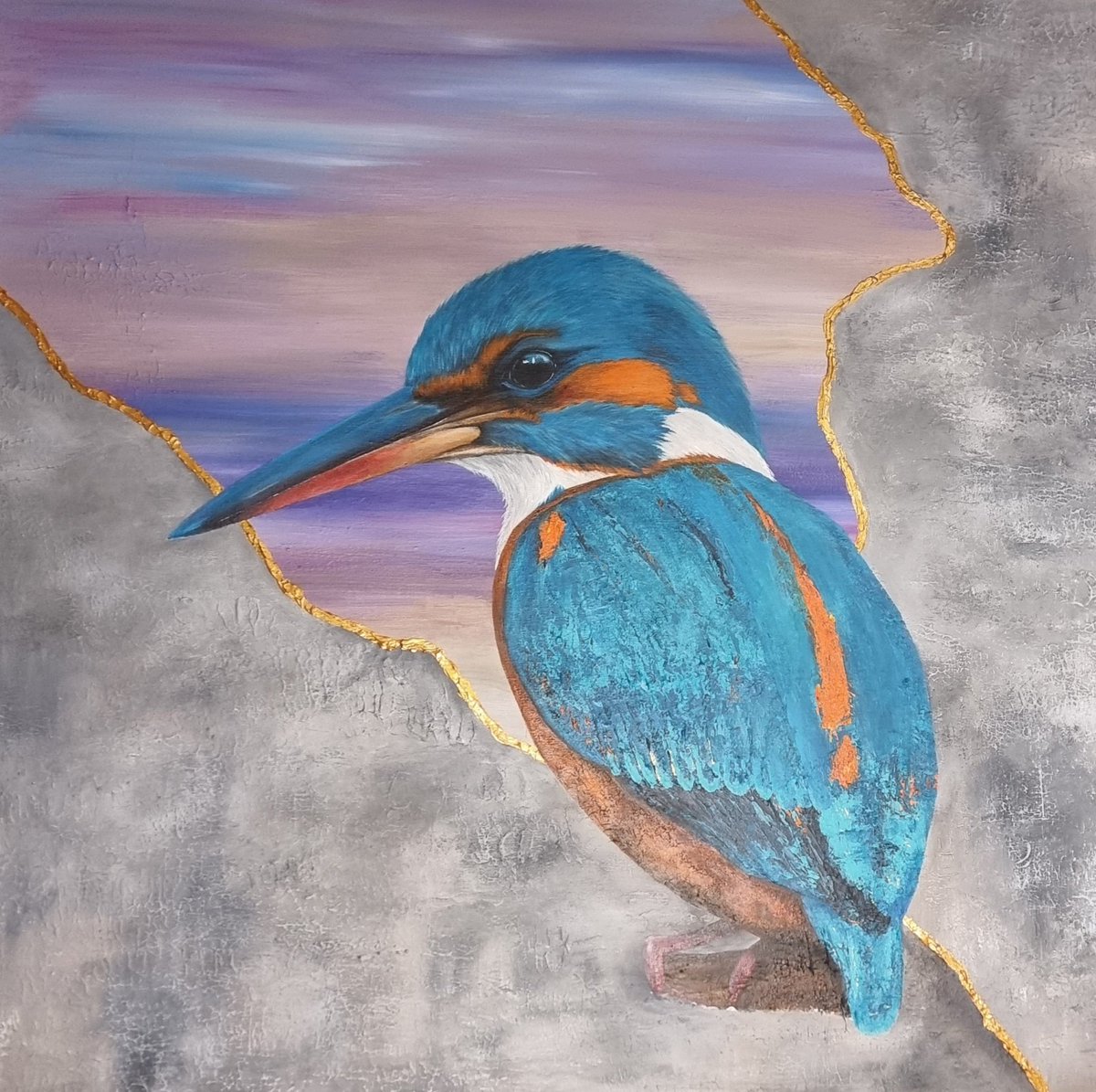 Long time no see. Life is much work, kids, been biking but now it's winter so instead I started painting again and this is a bird in progress! Not that anyone was asking 😂