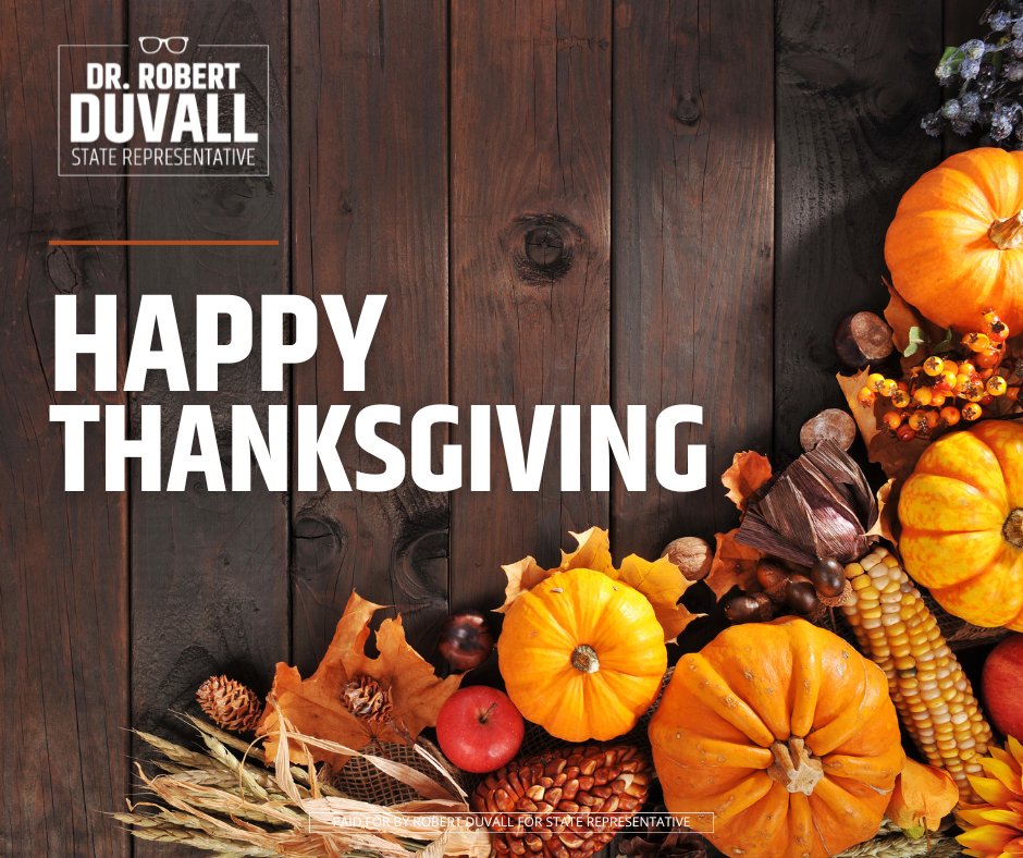 From the Duvall family to yours, Happy Thanksgiving!