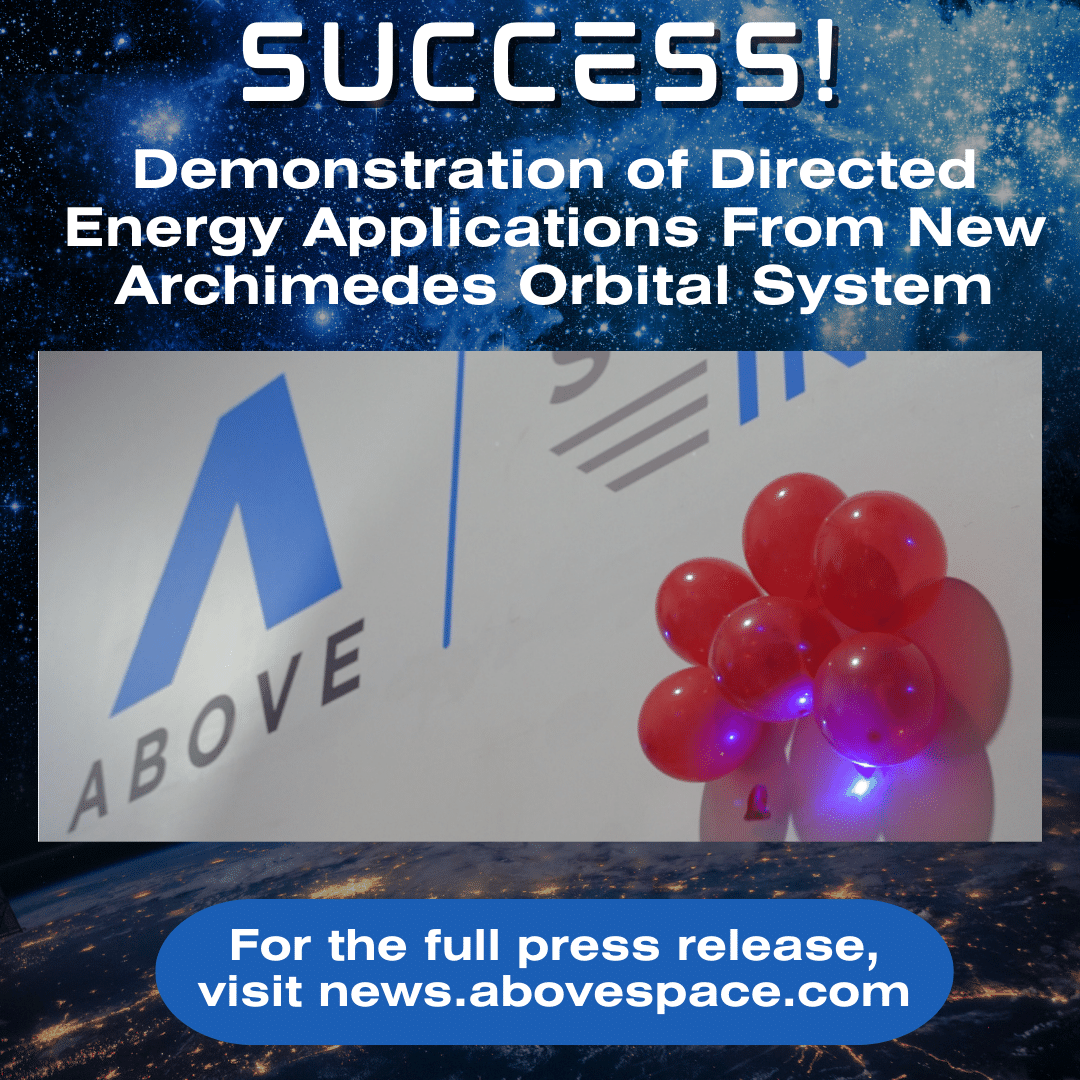 abovespacedev's tweet photo. Above: Space Development and Electric Sky successfully tested  the Archimedes orbital system for solar panels, beamed power, and electronically steerable antenna arrays last week, fulfilling a vital need for future space industry initiatives. 

https://t.co/t8kwe3Hmel

📡🛰️🚀 https://t.co/ydhelDJUWO