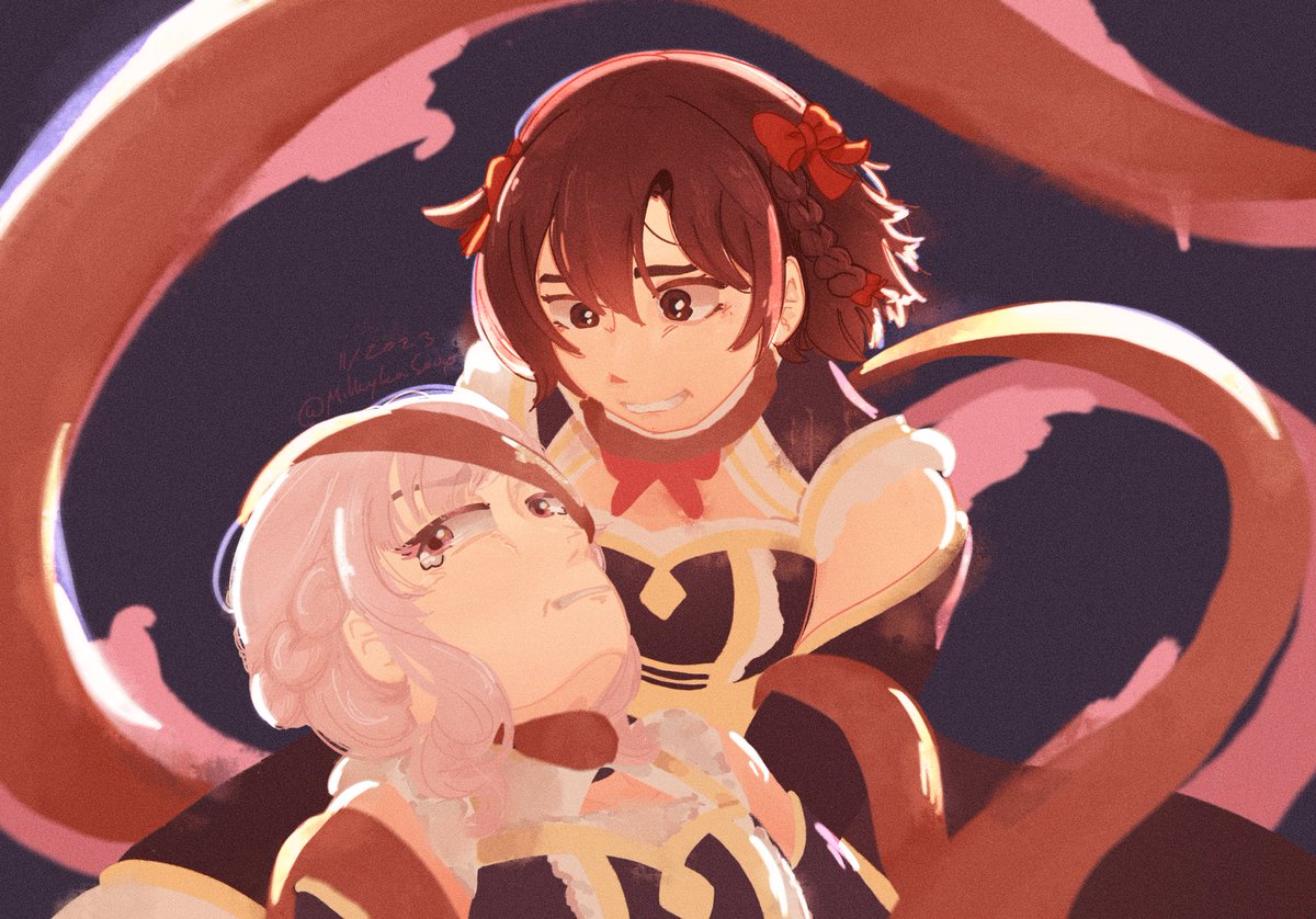 Milkyteasoup's tweet photo. mizuena gehenna angst https://t.co/YUaUOMajyt