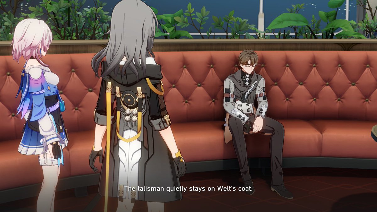 SuperPancakes10's tweet photo. We are bothering the old man lmao I love this quest #HonkaiStarRail #Welt https://t.co/AylKuGFZ5r
