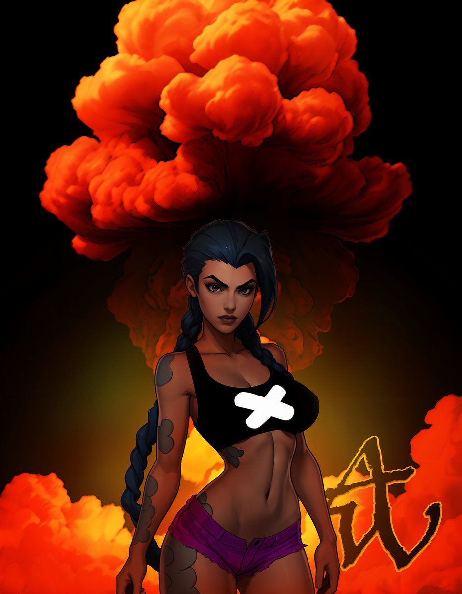 abelwatersart's tweet photo. Jinx : Now I am become Death, the destroyer of worlds.
#lol #LeagueOfLegends #LeagueOfLegendsFanArt #jinx #jinxlol #arcane 
https://t.co/esTmrsmMGQ https://t.co/PcJ0RS5srx