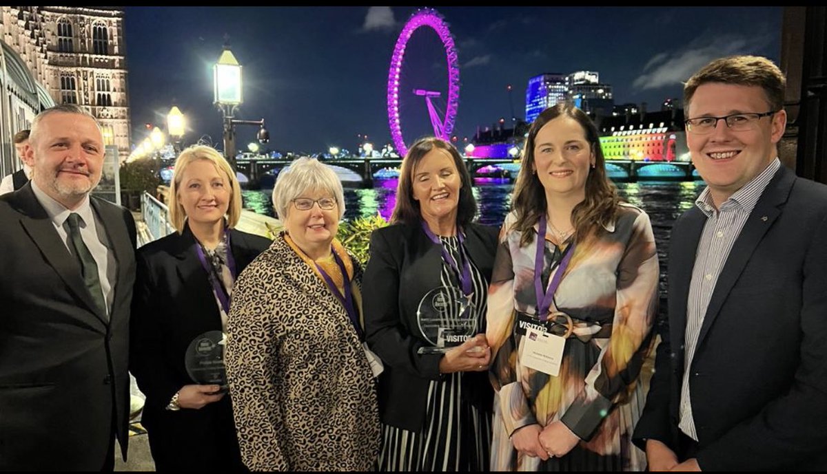 An honour to present <a href="/CTSI_UK/">Chartered Trading Standards Institute (CTSI)</a> Hero awards to Michelle and Ann Marie from <a href="/nlcpeople/">NorthLanCouncil</a> and Susan from <a href="/PSOSLanarkshire/">Police Scotland Lanarkshire</a> tonight at Parliament for their outstanding collaborative work in consumer protections and doorstep crime
prevention. 

Well deserved recognition. Congrats 🎉