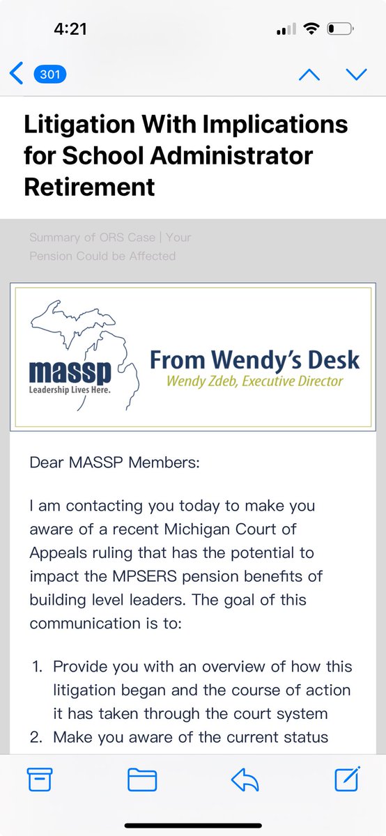 Michigan Principals tweet media