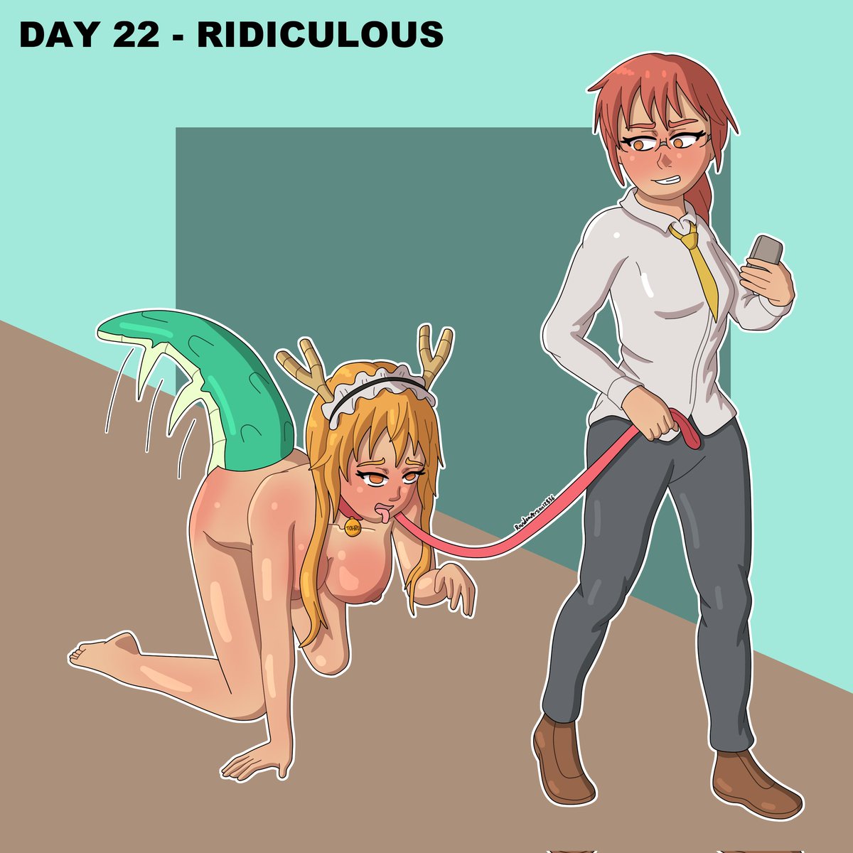 RP12836's tweet photo. #Hypnovember Day 22 - Ridiculous / snap

Thanks to a very useful chat with Lucoa, Kobayashi found just how to make Tohru do and think whatever she wanted without question. #DragonMaid #nsfw #hypnosis https://t.co/6P701DWRYK