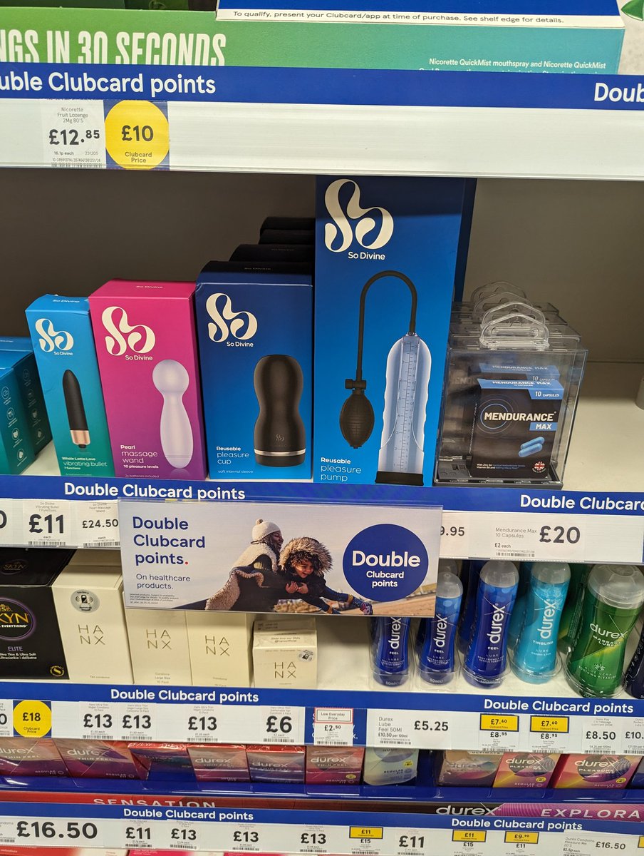 Wow <a href="/Tesco/">Tesco</a> - new range of toys out in time for #Christmas, and with double clubcard points too... #Tesco #clubcard #doublepoints #everylittlehelps #NEW #penispump #sextoys #adulttoys