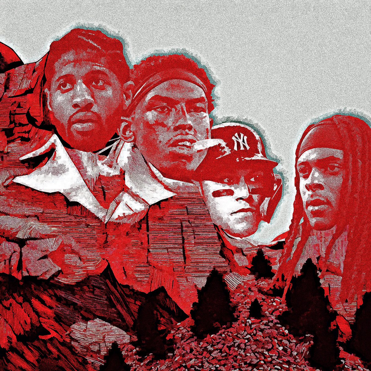 GetThatVV's tweet photo. Is this the new Fresno Mt. Rushmore? 

@DaRon_Bland @Yg_Trece @TheJudge44 @tae15adams https://t.co/5FTQsWDBfS