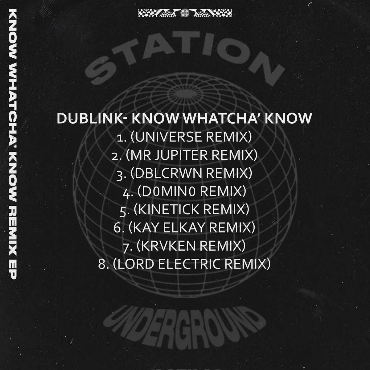 StationUDG's tweet photo. "Know Whatcha' Know" Remix EP 🧠 
OUT NOW: https://t.co/2WIUGR4fBK https://t.co/KATf5g9UxD