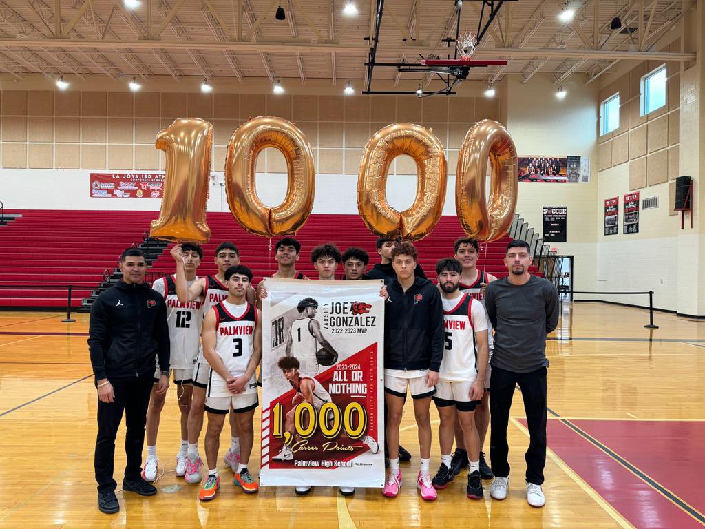 Congratulations to Joe Gonzalez on reaching his 1k pts on the start of his Jr year. Lets keep working