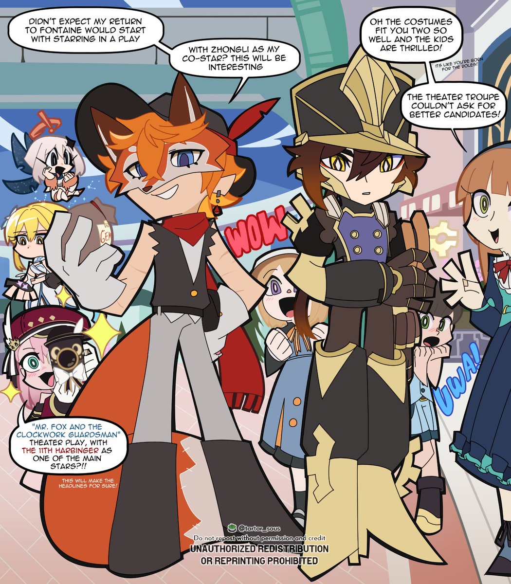 tartar_sous's tweet photo. "Tales of a Snow-Winged Goose III", an adaptation.🦊🤖
#genshinimpact #hoyocreators #公钟 
~🍵 https://t.co/uWBOGnfh8c