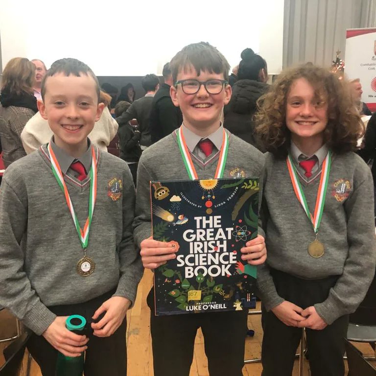 Congratulations Alex, Ciara &amp; Nessa on winning the Lifetime Lab Science Quiz in UCC on Tuesday night. 🏆Well done to Darragh, Michael and Patrick on a stellar score in the same event. 🏅Thank you to Mrs O’Connor for preparing the teams for the event! Maith sibh.🙌