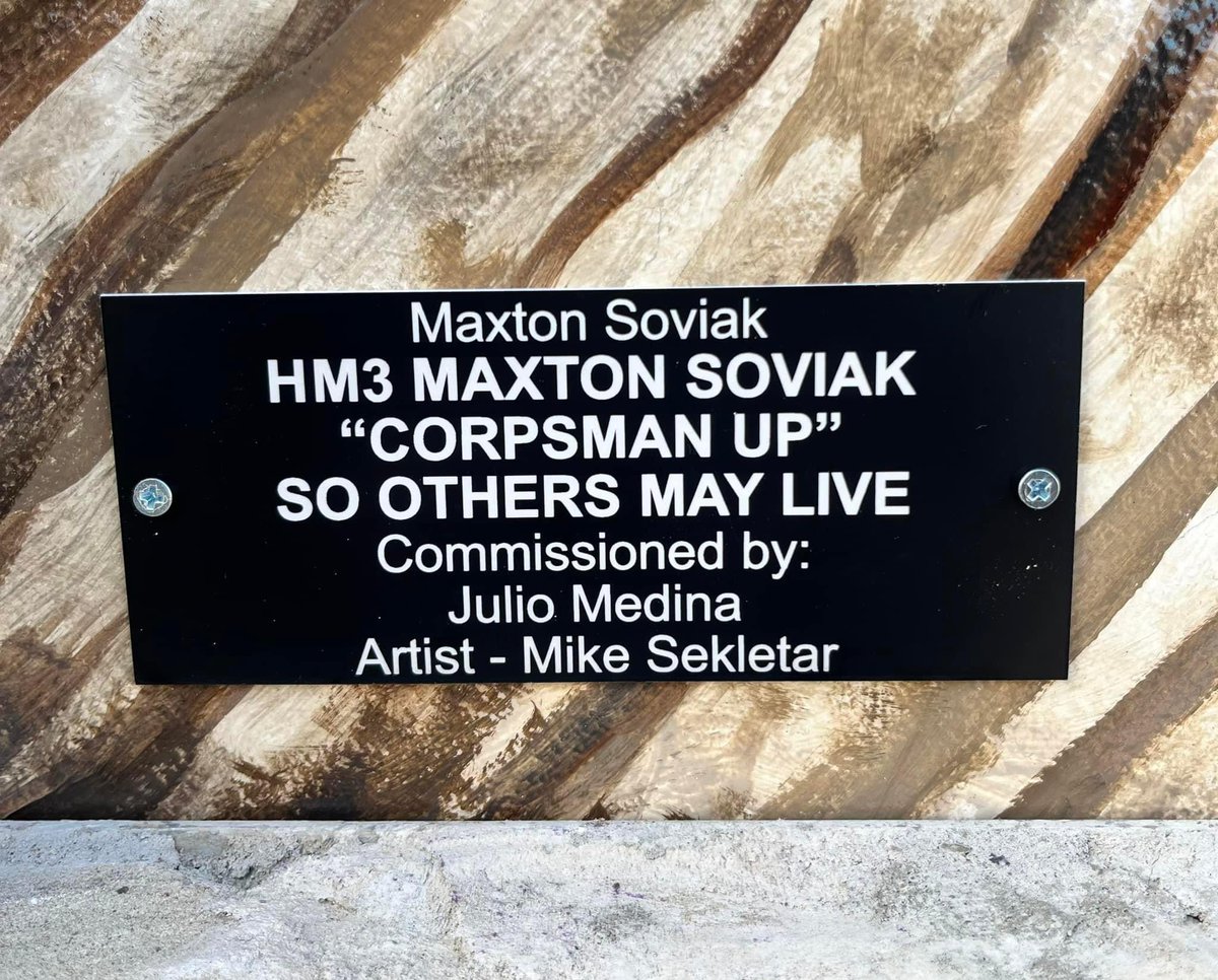 Corpsman Maxton W. Soviak Memorial Foundation tweet media