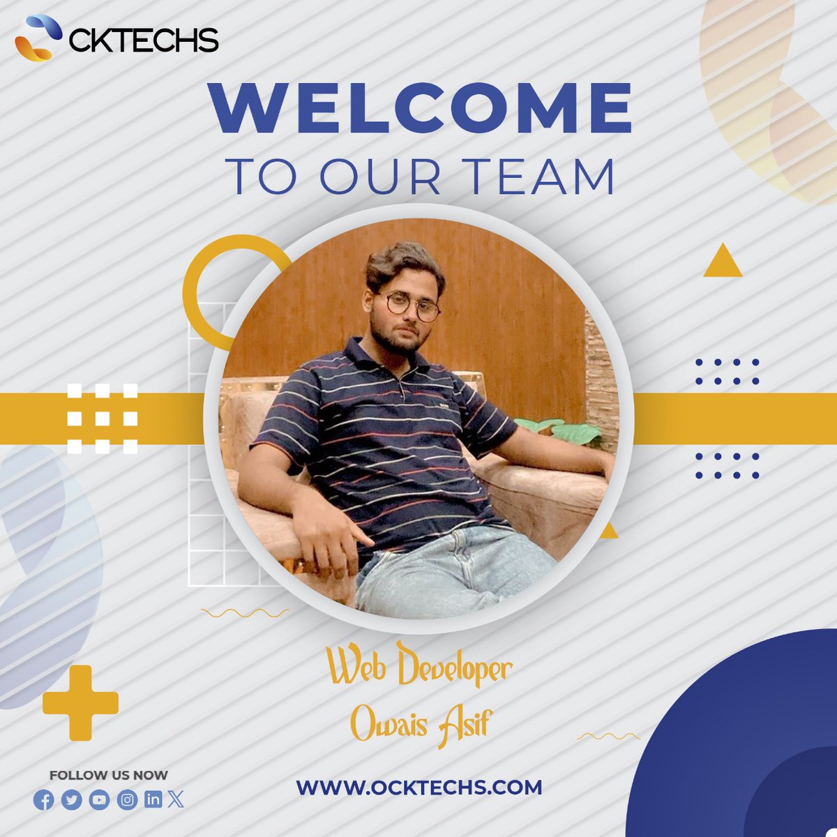 OckTechs's tweet photo. πππ₯ππ¨π¦π ππ¨ ππ‘π ππππ¦
Owais Asif
Weβre so excited youβve decided to join Ock Techs We believe youβre going to be a valuable asset to our work here, and are so excited to get to know you as we work on exciting projects here together.
#ocktechs #welcome https://t.co/y6dtir76q8