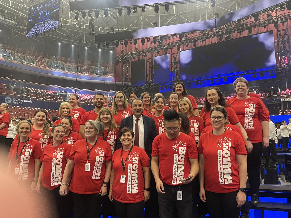 Murat Dizdar (@dizdarm) on Twitter photo It’s almost showtime - just popped into the <a href="/SchoolsSpec/">Schools Spectacular</a> final dress rehearsal - what an amazing showcase of public education student talent NSW is in for. Thanks to the 20,000 teachers and support staff across the 40 years and the Arts Unit for making it happen. It’s almost showtime - just popped into the <a href="/SchoolsSpec/">Schools Spectacular</a> final dress rehearsal - what an amazing showcase of public education student talent NSW is in for. Thanks to the 20,000 teachers and support staff across the 40 years and the Arts Unit for making it happen.